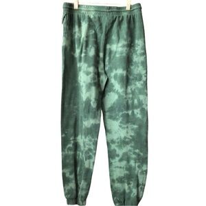 Green Tie-Dye Joggers